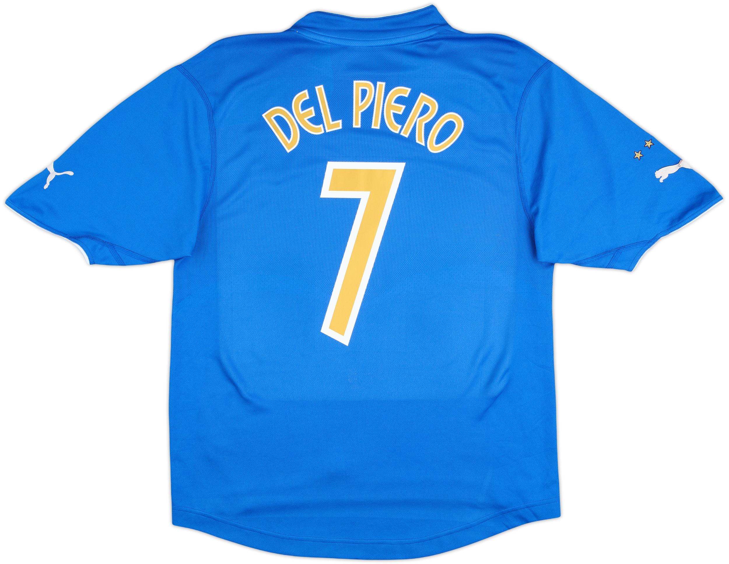 2003-04 Italy Home Shirt Del Piero #7 - 5/10 - (S)