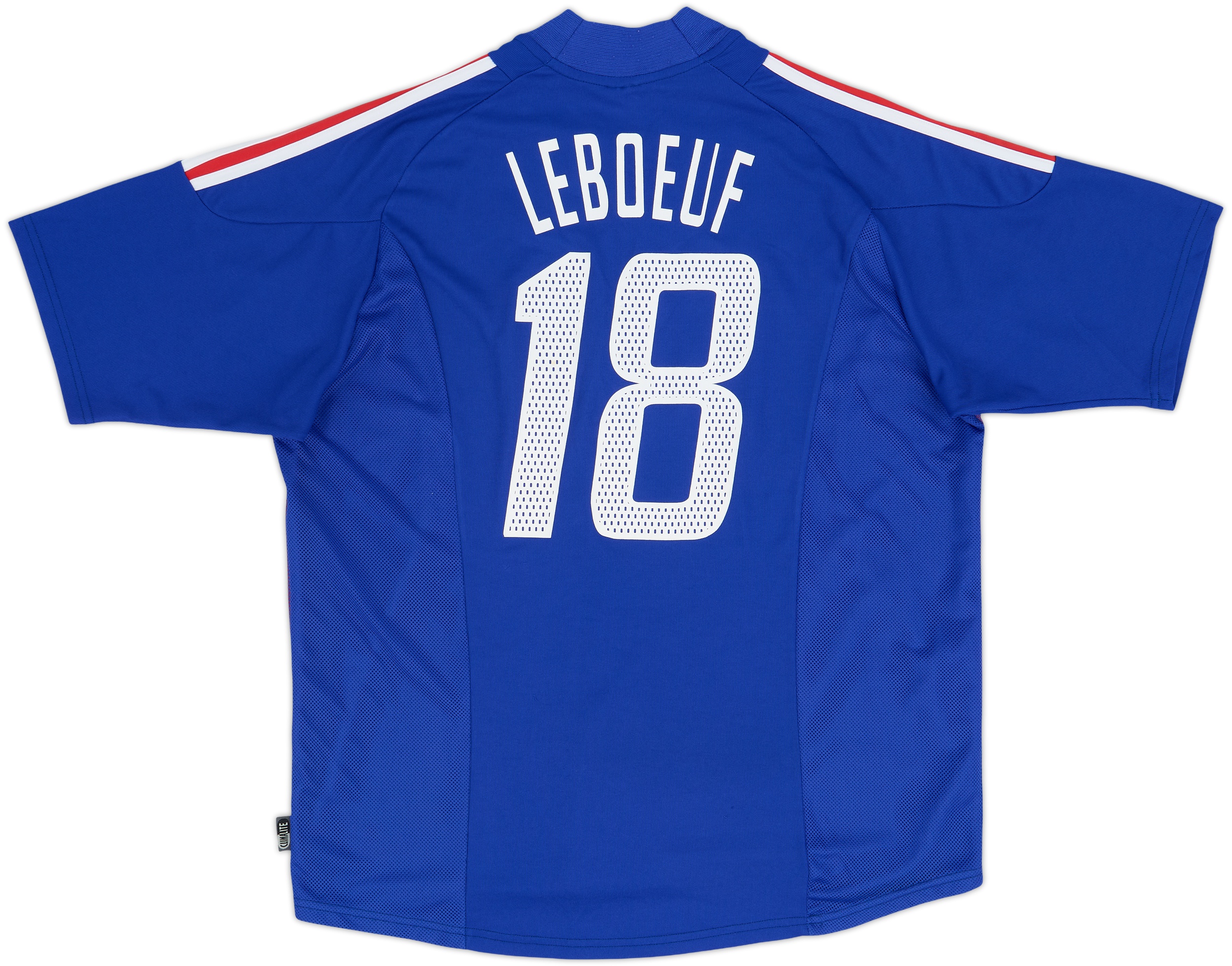 Camiseta de local de Francia 2002-04 Leboeuf #18 - 7/10 - (XL)