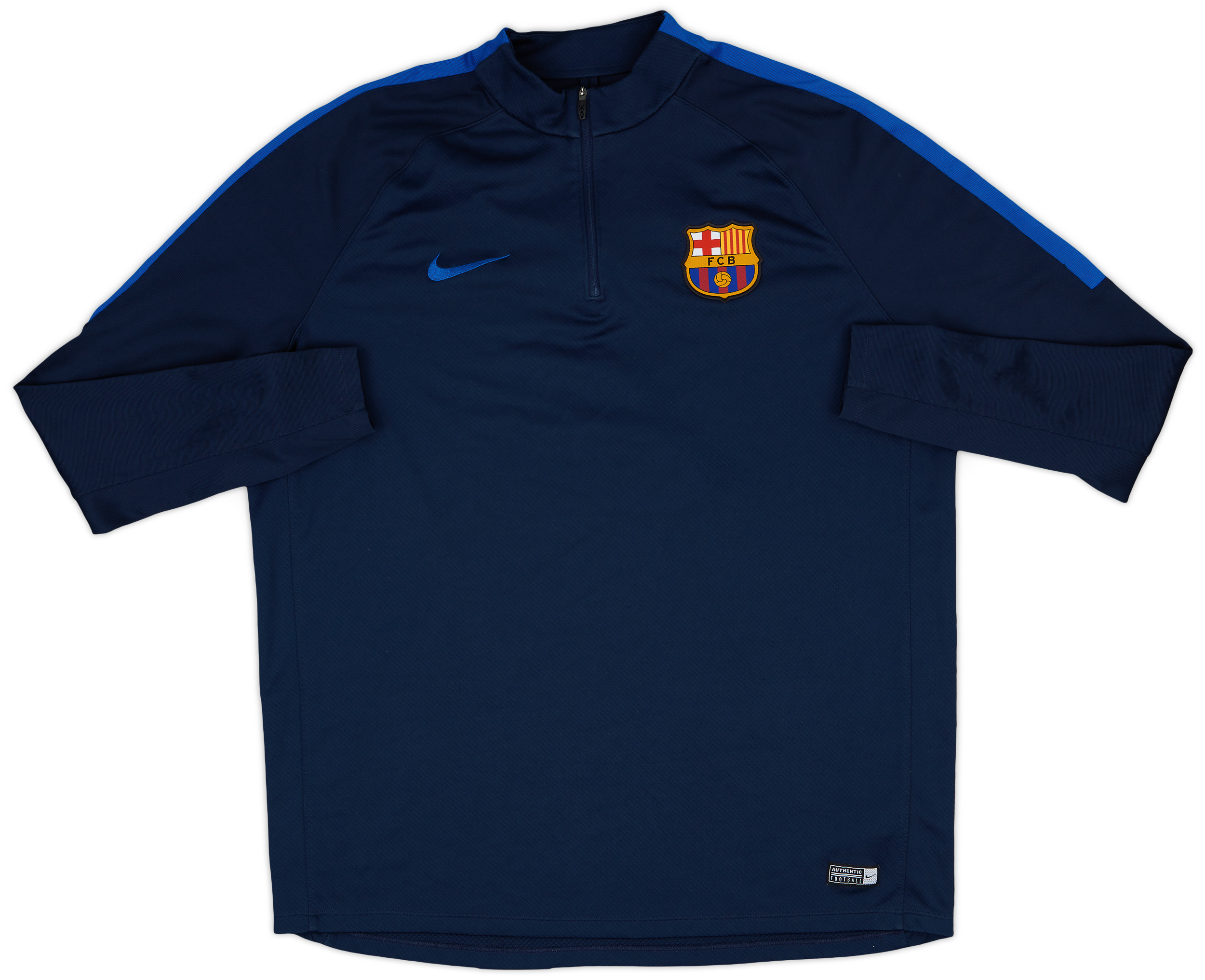 2016-17 Barcelona Nike 1/4 Zip Training Top - 7/10 - (XXL)