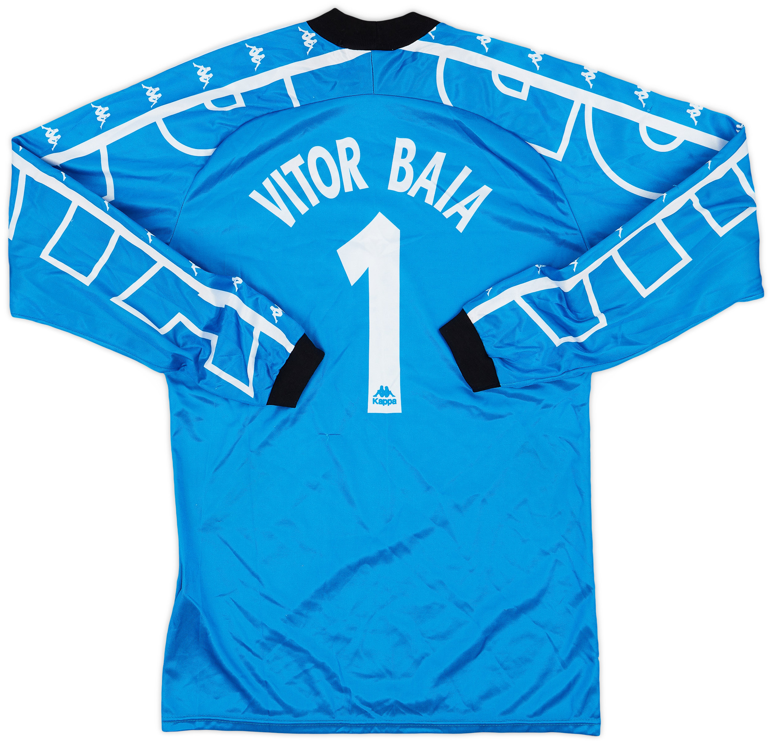 1997-98 Barcelona GK Shirt Vitor Baia #1 - 8/10 - (XL.Boys)