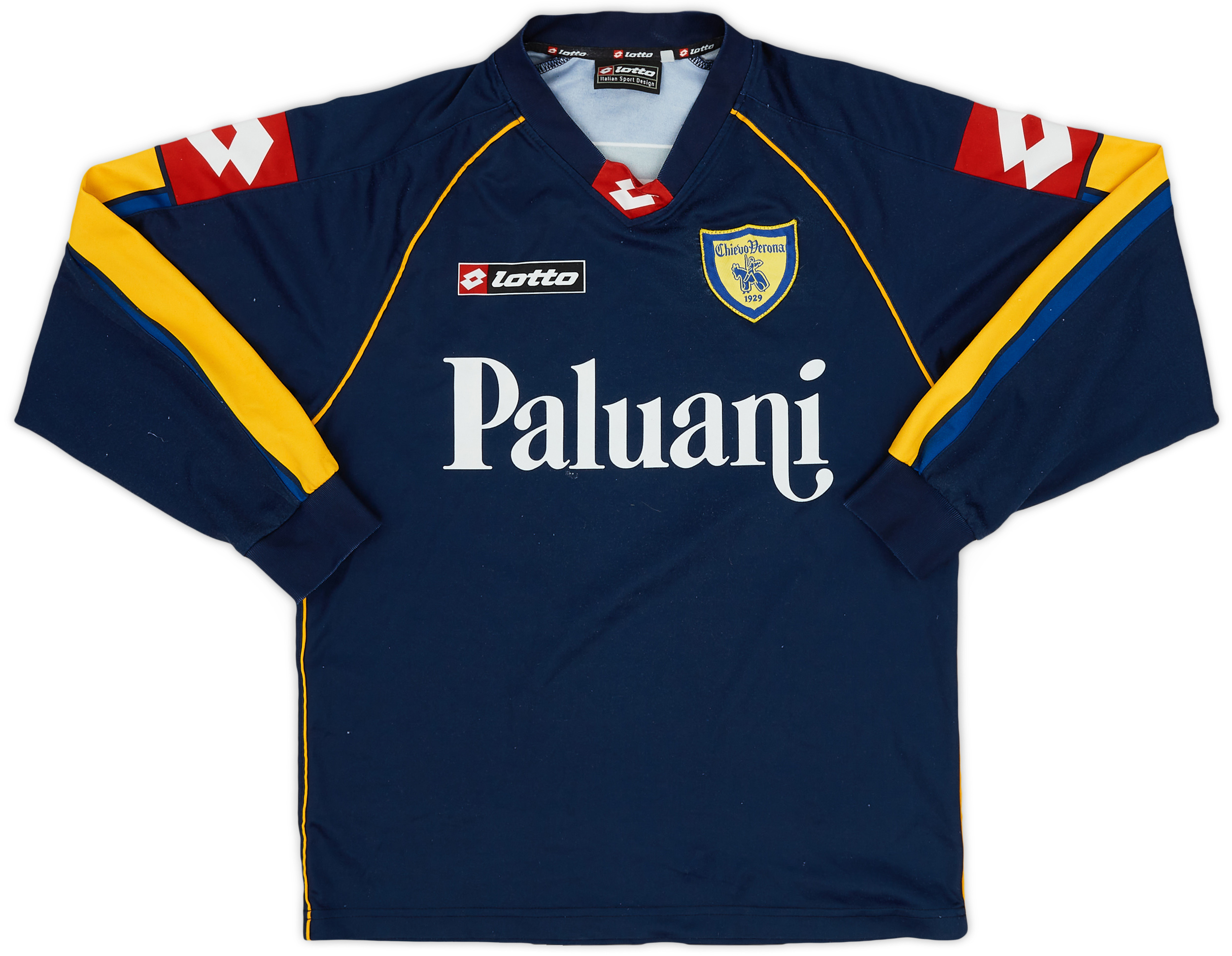 2003-04 Chievo Verona Lotto Training L/S Shirt - 7/10 - (S)