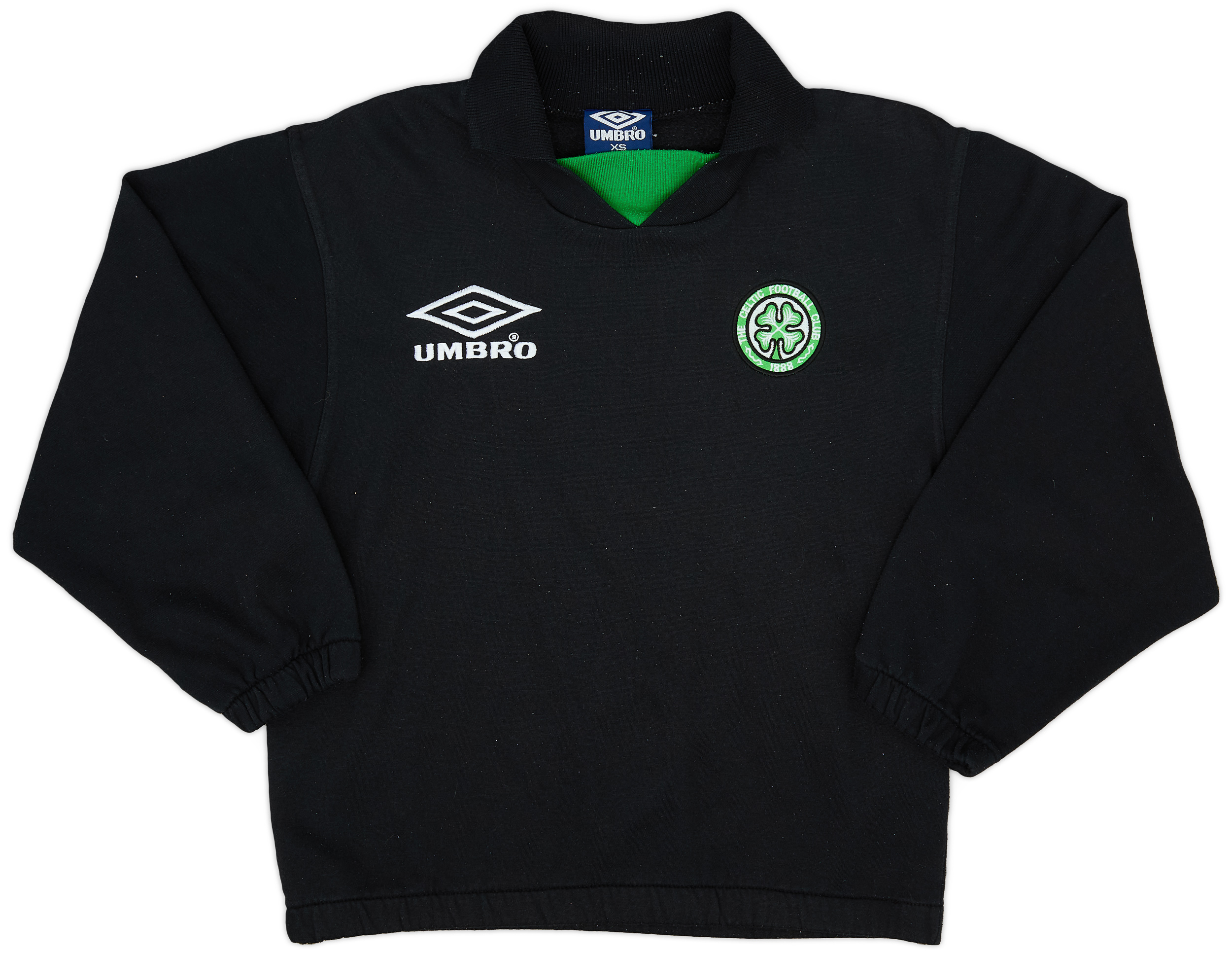 CELTIC FC UMBRO シャツ ブラック/グリーン CELTIC FC UMBRO シャツ ブラック/グリーン