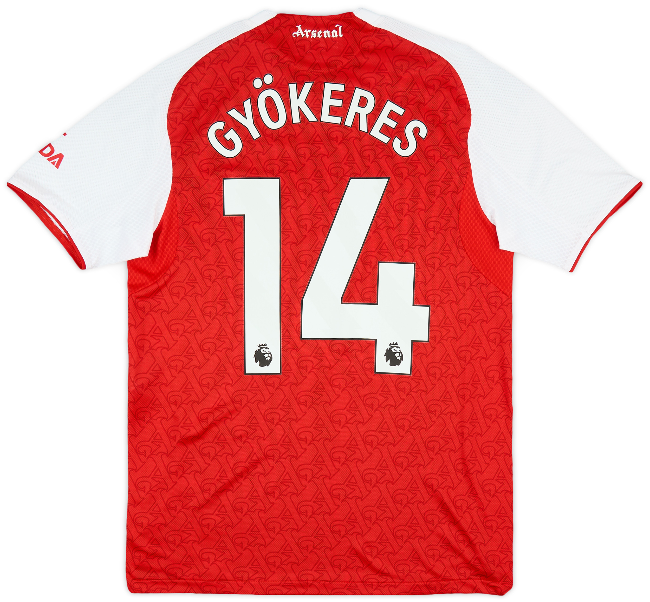 2025-26 Arsenal Authentic Home Shirt Gyokeres #14