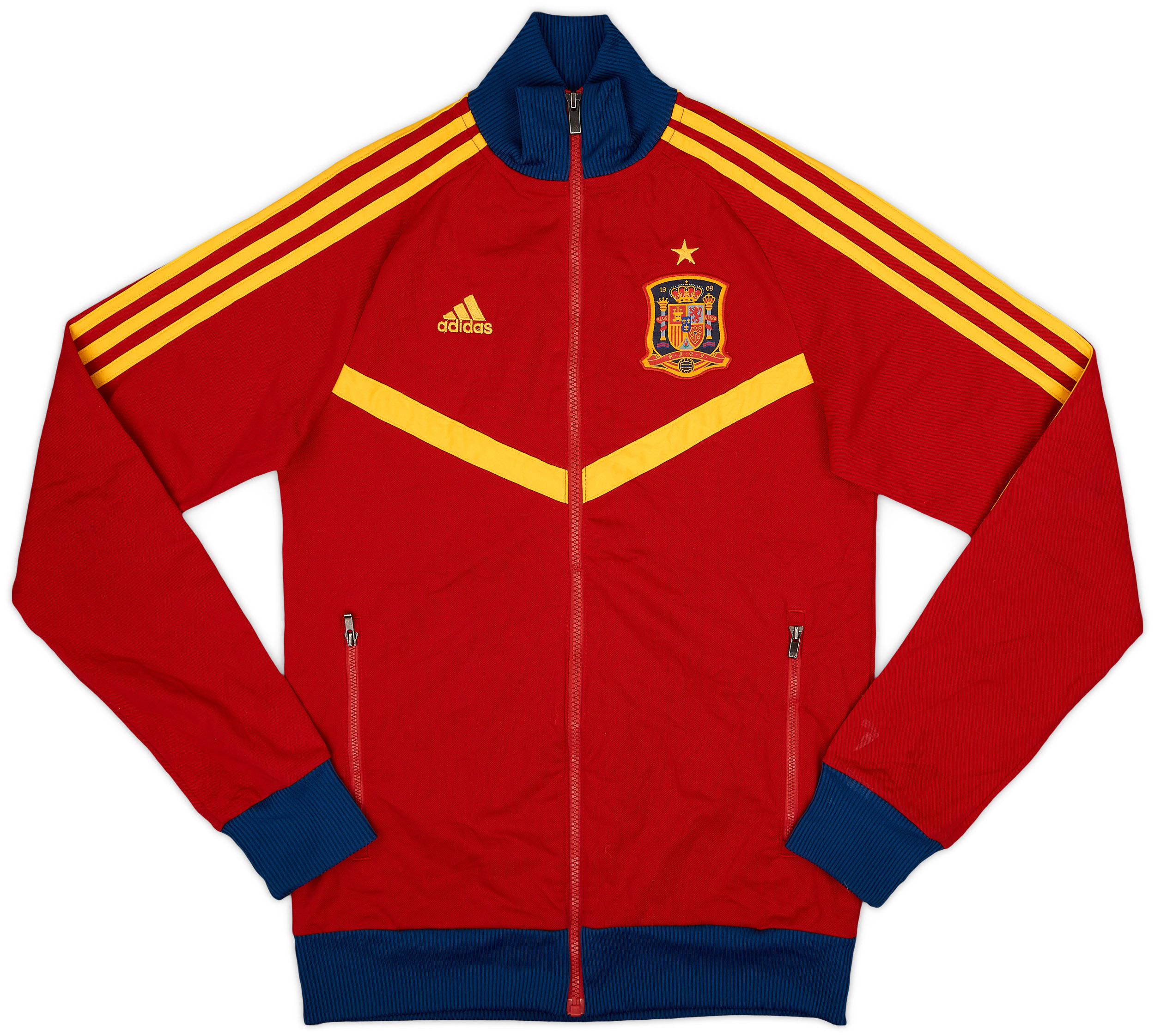 adidas スペイン代表 2013モデル トラックジャケット/ジャージ M 2013-14 Spain adidas Track Jacket - 9/10 - (XL.Boys)