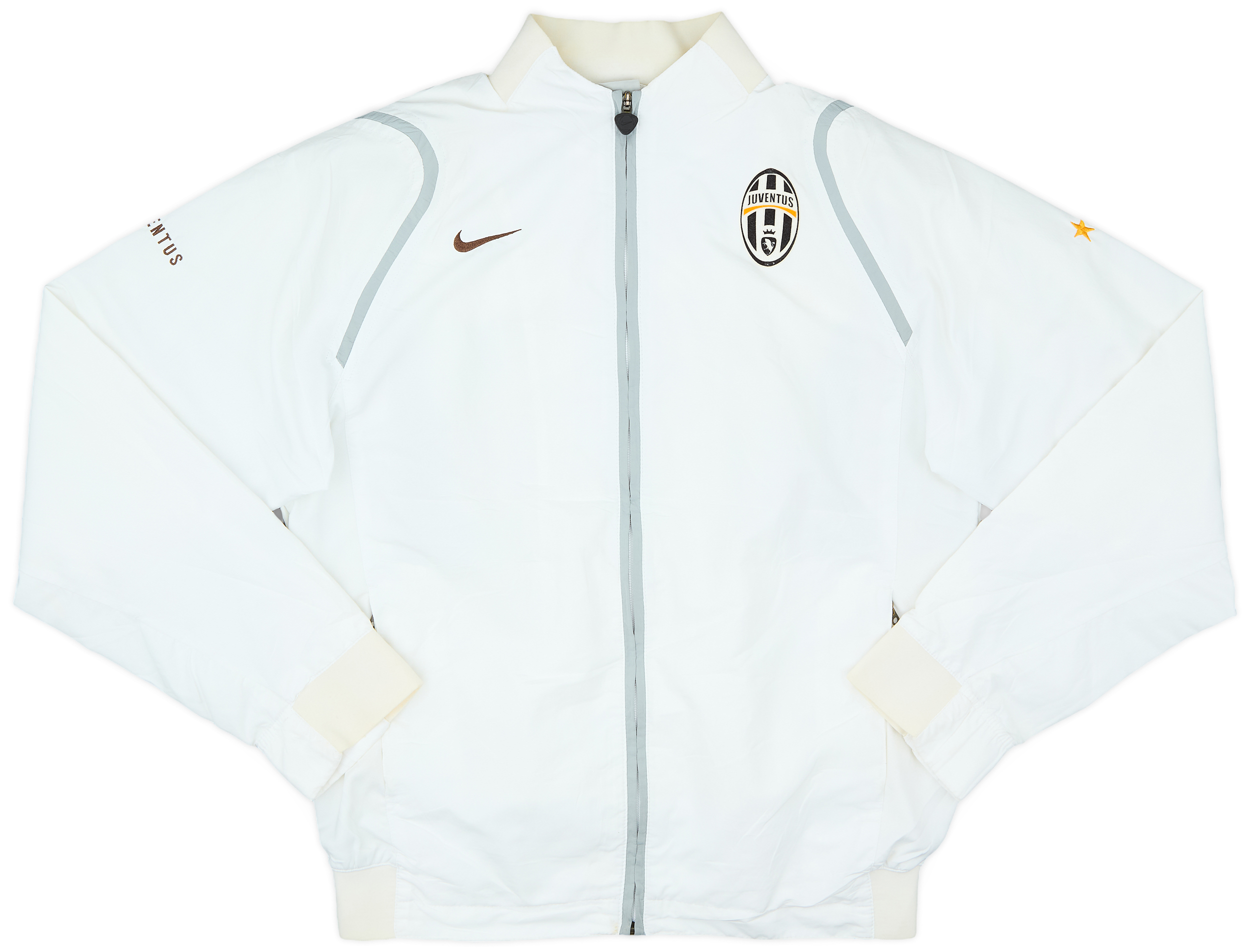ウェア Juventus NIKE track jacket L white 2006-07 Juventus Nike Track Jacket - 6/10 - (M)