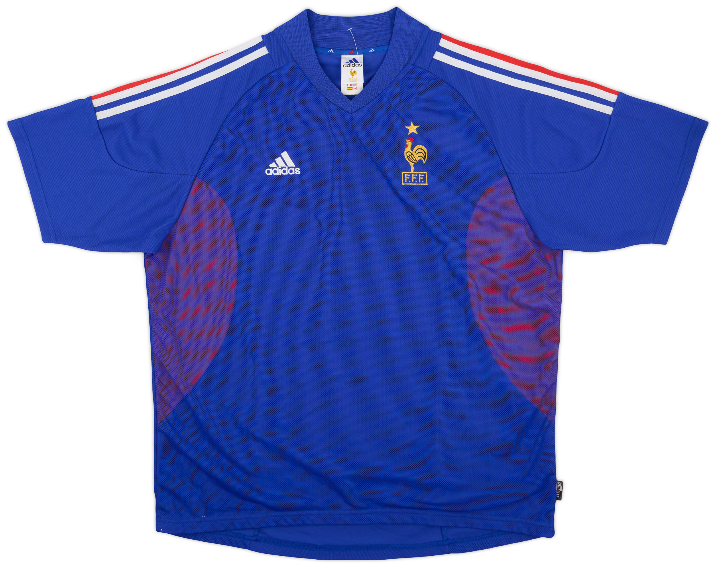 2002-04 France Home Shirt #9 - 9/10 - (XL)