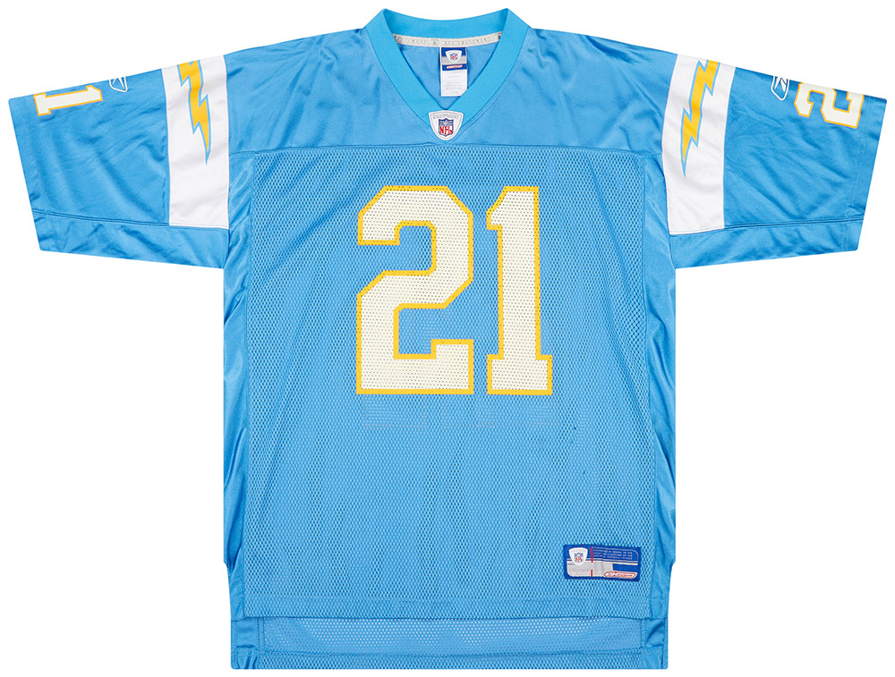 2002-04 San Diego Chargers Tomlinson #21 Reebok On Field Alternate
