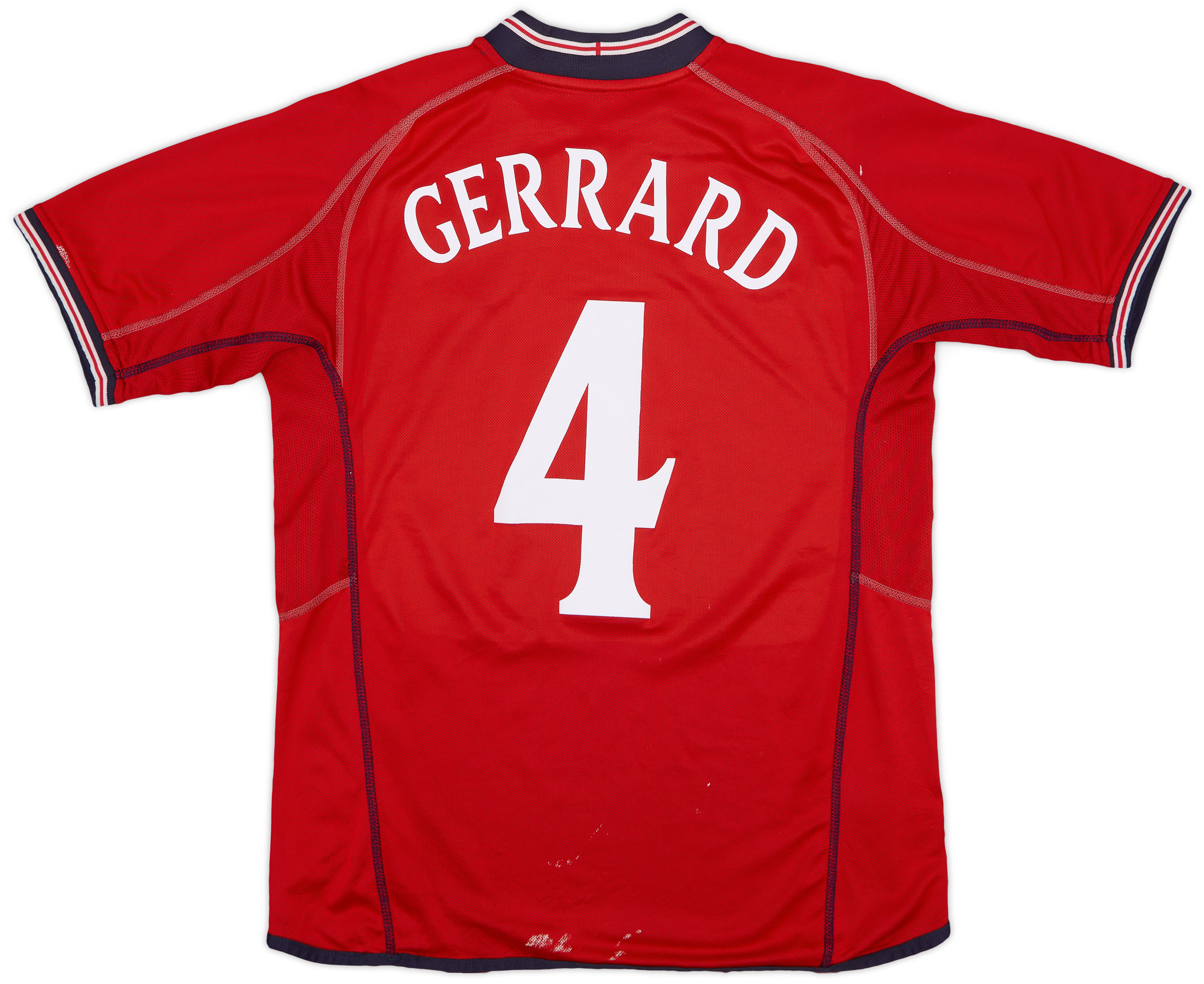 ウェア Steven Gerrard 2002-04 England Away a5bd2fbab9c4499c5578f2cb7aef08