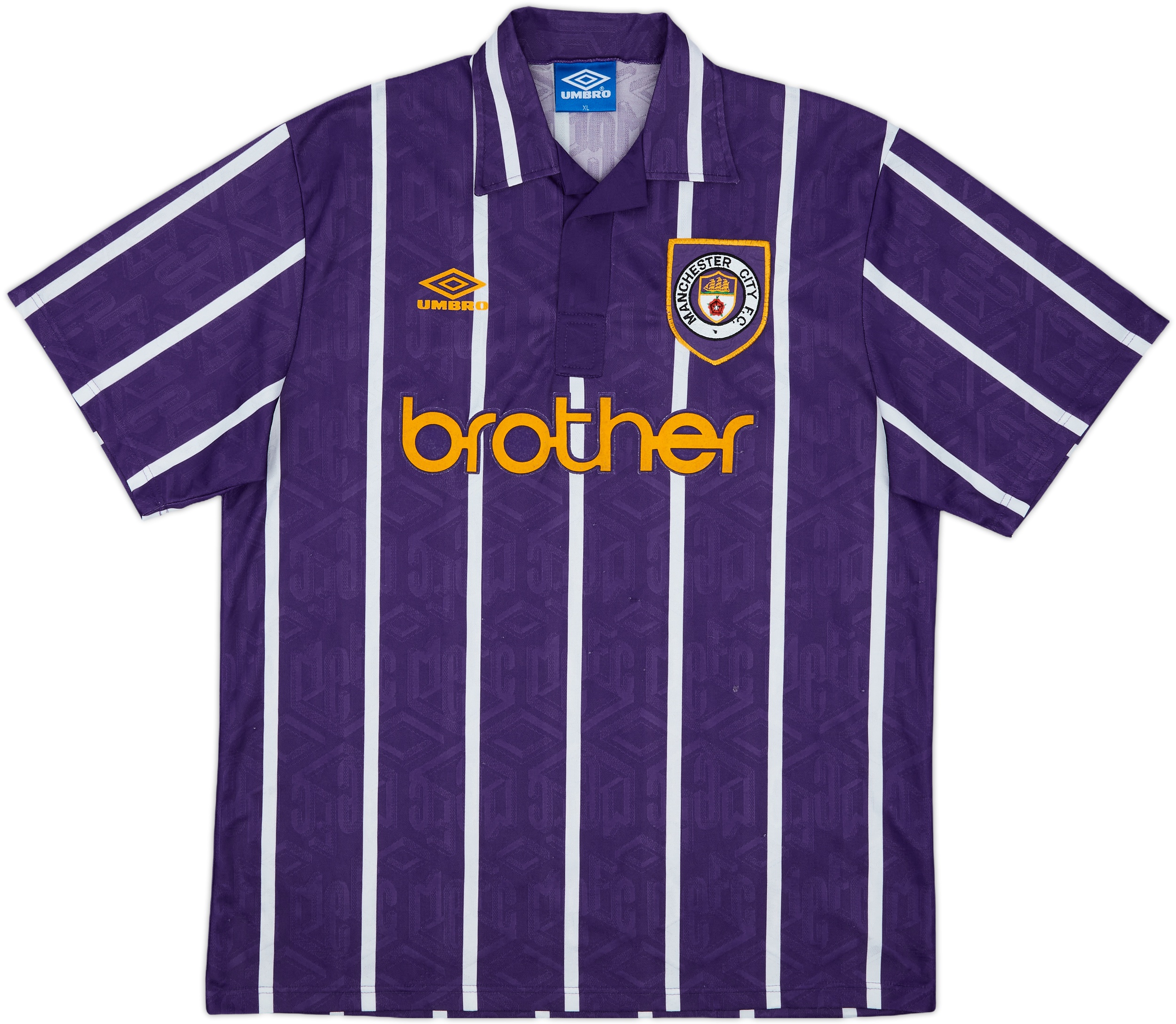 1993-94 Manchester City Away Shirt - 8/10 - (XL)