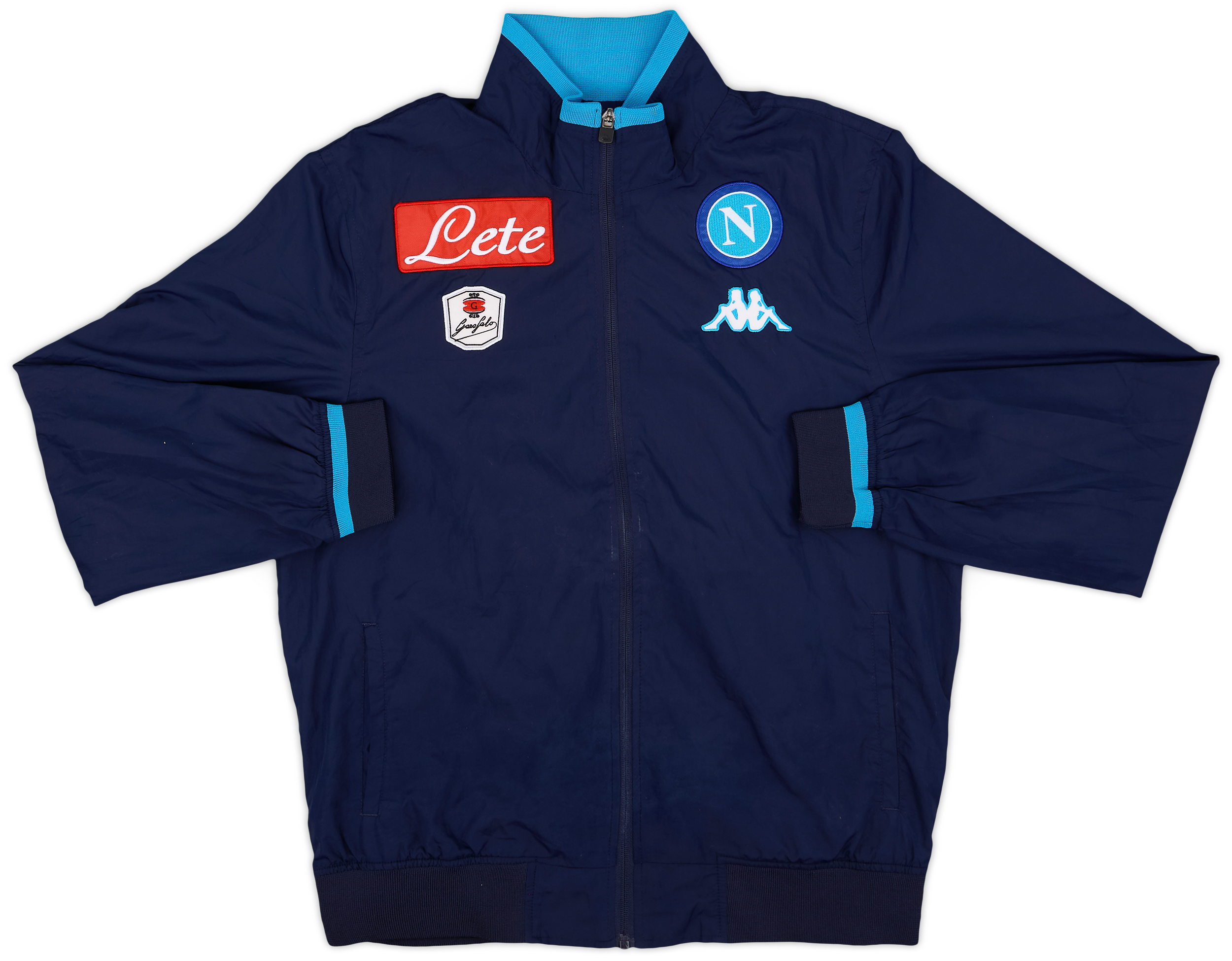 2015-16 Napoli Kappa Track Jacket - 7/10 - (L)