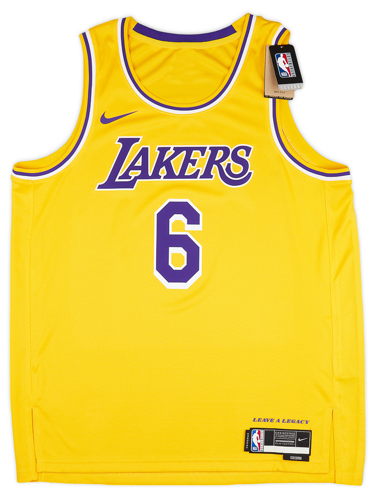 2021-23 LA Lakers James #6 Nike Swingman Away Jersey (L)