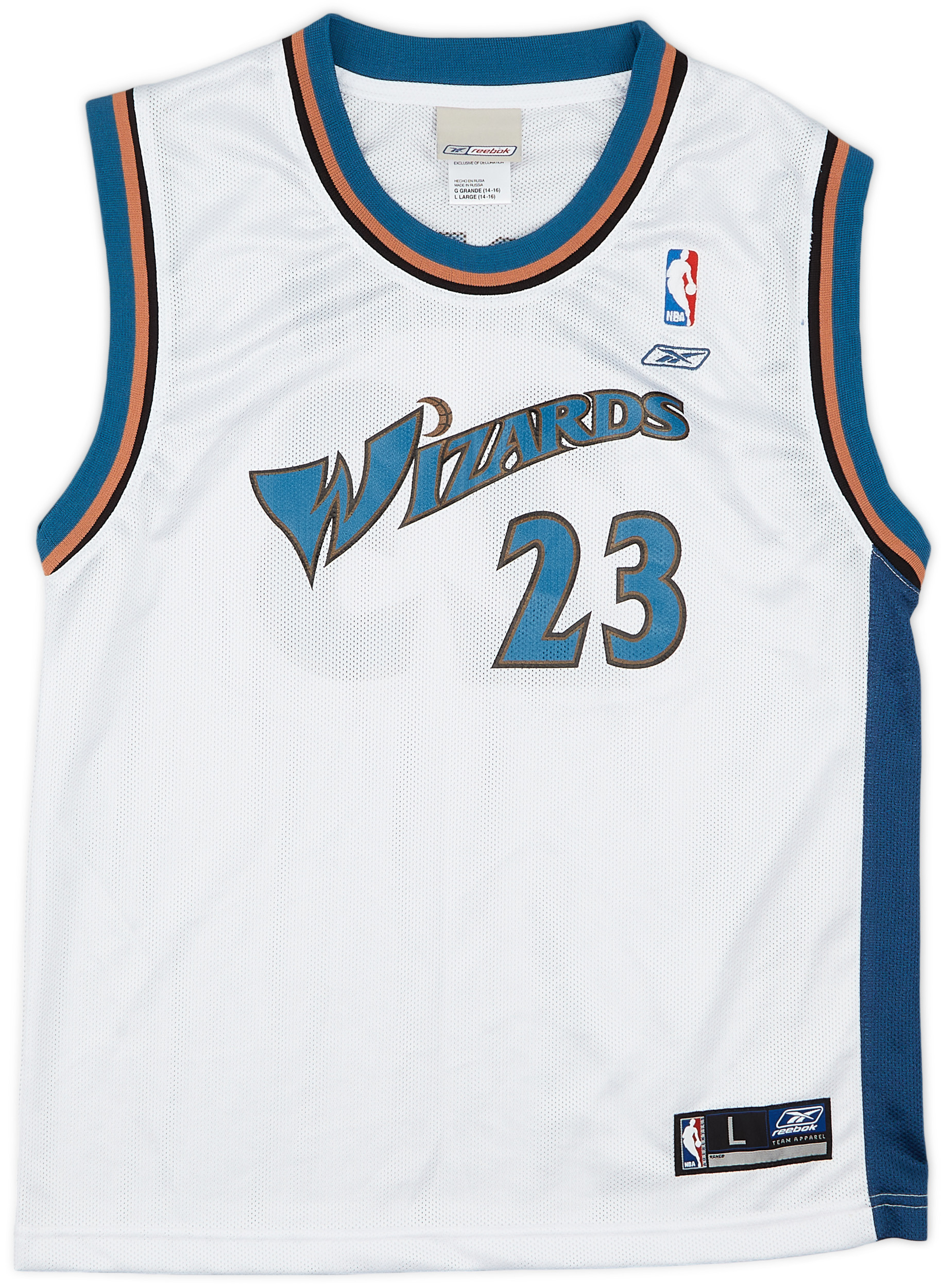 2002-03 Washington Wizards Jordan #23 Reebok Home Jersey