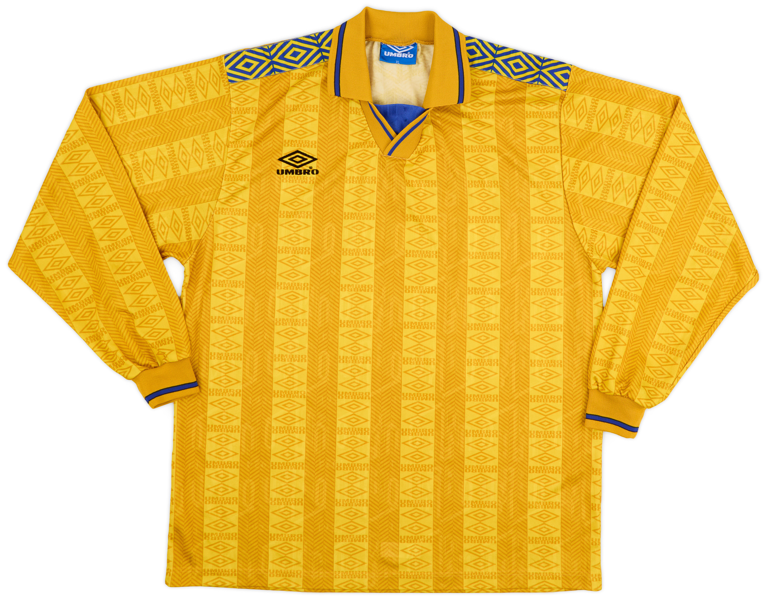 1995-96 Umbro Template L/S Shirt - 9/10 - (XL)
