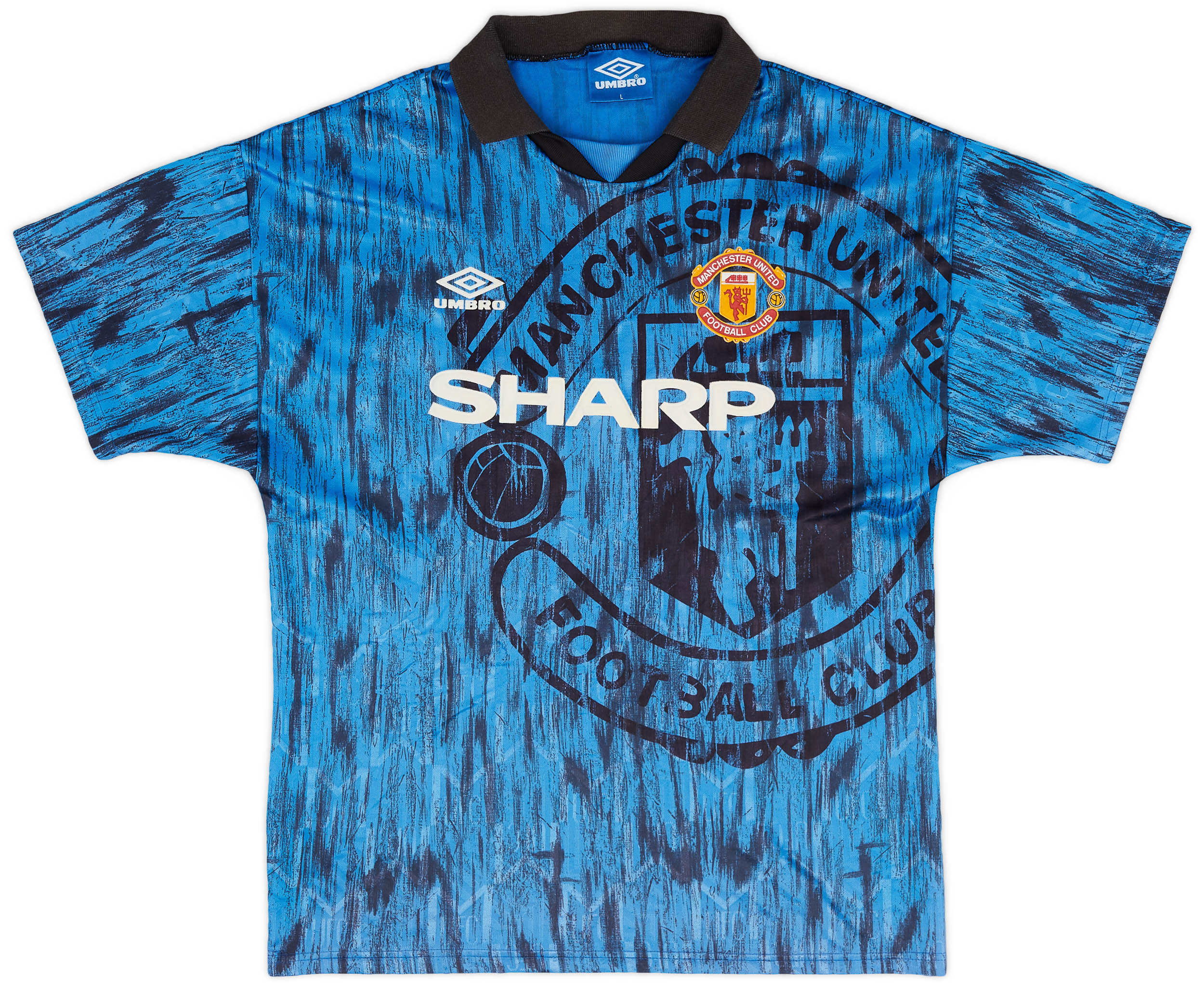1992-93 Manchester United Away Shirt - 7/10 - (L)