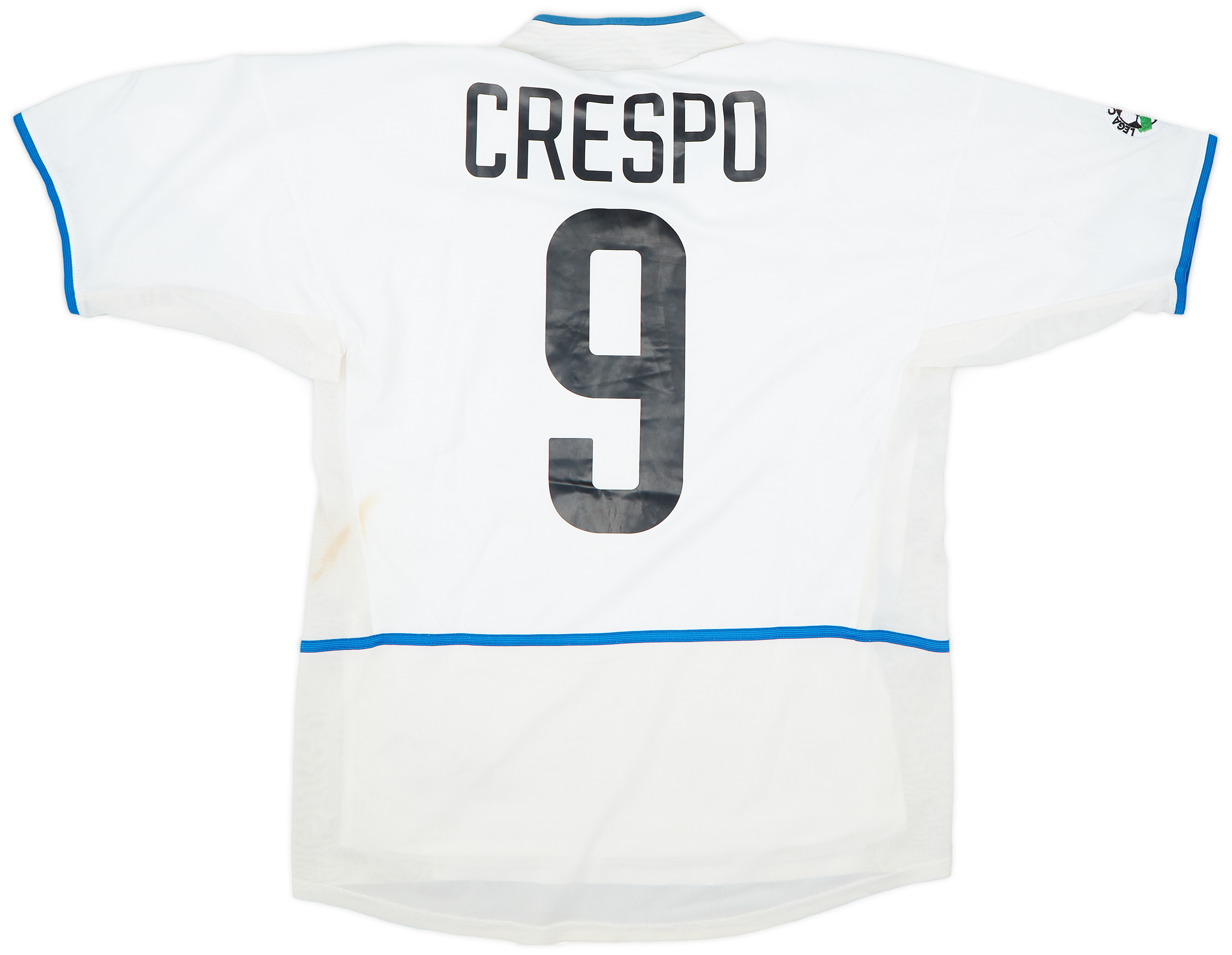 サッカーユニフォーム　インテル　02-03 AWAY タグ付き サッカーユニフォーム インテル 02-03 AWAY タグ付き サッカー