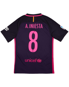 A.INIESTA直筆サイン付きユニフォーム8番シャツ i1794-andres-iniesta-signed-