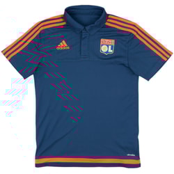 2014-15 Lyon adidas Polo Shirt - 8/10 - (S)