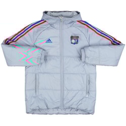 2021-22 Lyon adidas Padded Bench Coat - 4/10 - (L)