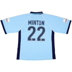 2001–02 Rotherham United Match Issue Away Shirt Minton #22