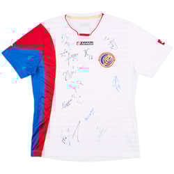 2012 Costa Rica Squad Signed Away Shirt - 7/10 - (S)