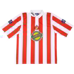 1998-99 Sunderland Match Worn League Cup Home Shirt #6 (Butler)