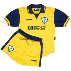 1995-97 Tottenham Third Shirt & Shorts - 8/10 - (L.Boys)