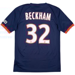 2013-14 Paris Saint-Germain Home Shirt Beckham #32 - 10/10 - (S)