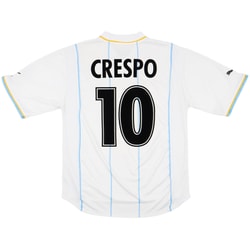 2001-02 Lazio European Home Shirt Crespo #10 - 8/10 - (M)