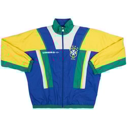 1994-96 Brazil Umbro Track Jacket - 9/10 - (L)