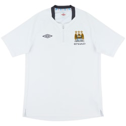 2010-11 Manchester City Umbro 1/4 Zip Training Shirt - 7/10 - (M)