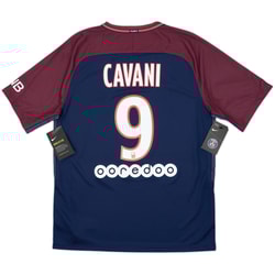 2017-18 Paris Saint-Germain Home Shirt Cavani #9 (M)