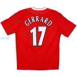 2002-04 Liverpool 'Worthington Cup Final' Home Shirt Gerrard #17 - 9/10 - (L)