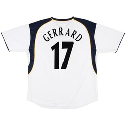 2001-03 Liverpool 'Super Cup' Away Shirt Gerrard #17 - 9/10 - (XL)