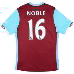 2016-17 West Ham Home Shirt Noble #16 - 8/10 - (M)