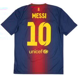 2012-13 Barcelona Basic Home Shirt Messi #10 - 9/10 - (M)