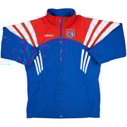 1996-97 Lyon adidas Padded Bench Coat - 7/10 - (M/L)