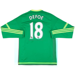 2015-16 Sunderland Away L/S Shirt Defoe #18 - 9/10 - (M)