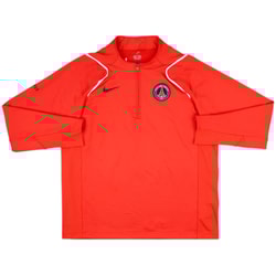 2006-07 Paris Saint-Germain Nike 1/4 Zip Drill Top - 8/10 - (XL)