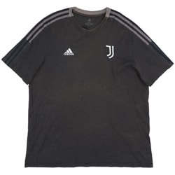 2021-22 Juventus adidas Cotton Tee - 8/10 - (XXL)
