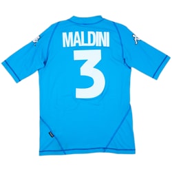 2000-01 Italy Home Shirt Maldini #3 - 6/10 - (L)