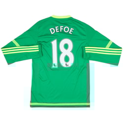 2015-16 Sunderland Away L/S Shirt Defoe #18 - 8/10 - (S)