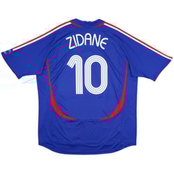 2006-07 France Home Shirt Zidane #10