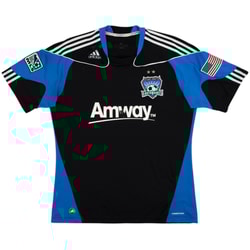 2010-11 San Jose Earthquakes Player Issue Home Shirt - 5/10 - (XL)