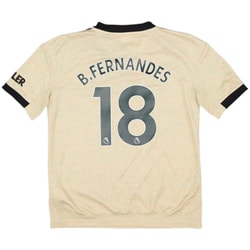 2019-20 Manchester United Away Shirt B.Fernandes #18 - 7/10 - (M.Boys)
