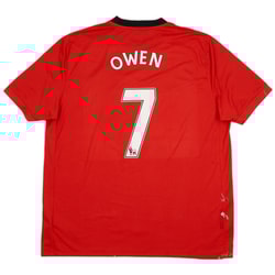 2009-10 Manchester United Home Shirt Owen #7 - 6/10 - (XL)