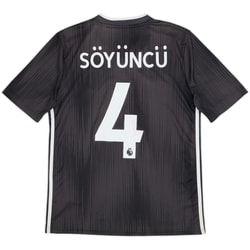 2019-20 Leicester Away Shirt Soyuncu #4 - 5/10 - (L.Boys)