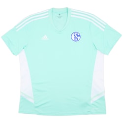 2022-23 Schalke adidas Training Shirt - 9/10 - (XXL)