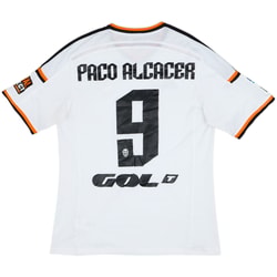2014-15 Valencia Home Shirt Paco Alcacer #9 - 7/10 - (L)