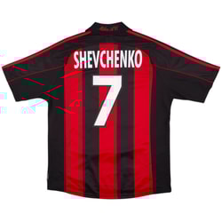 2000-02 AC Milan Home Shirt Shevchenko #7 - 7/10 - (L)