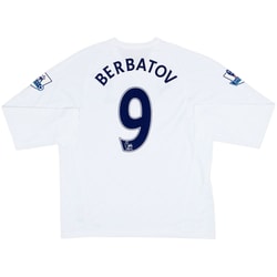 2007-08 Tottenham Home L/S Shirt Berbatov #9 - 8/10 - (XL)